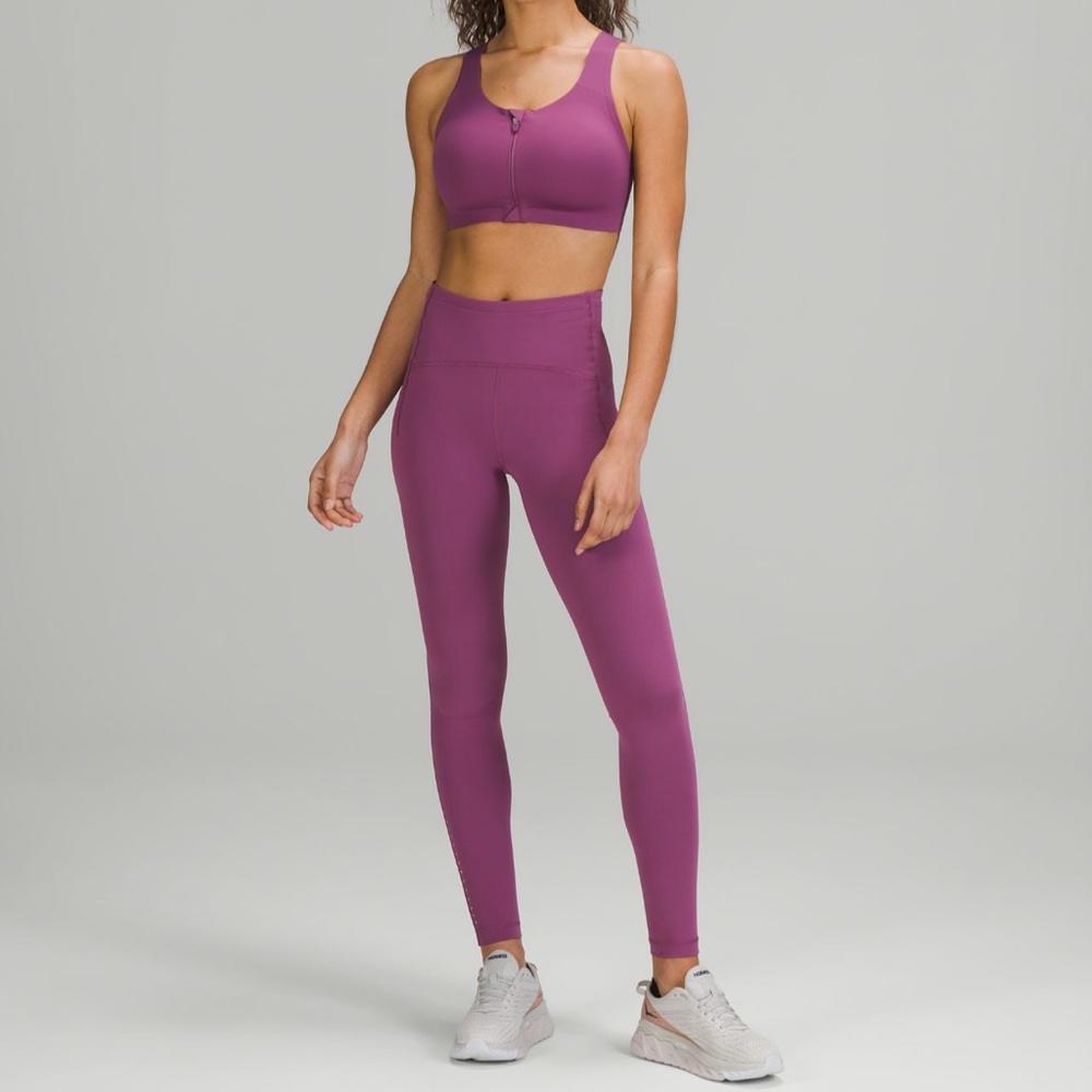 NWT Lululemon Swift Speed High-Rise Tight 28" - Vintage Plum - size 2